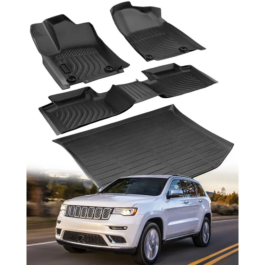 

Mats for Jeep Grand Cherokee 20112021 Not for L Cargo Trunk Liner, Car Accessories All Weather Rubber Custom Fit for Grand Chero