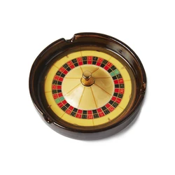 Creative Personality Roulette Wheel Ceramic Home Trend Entertainment Office Ashtray