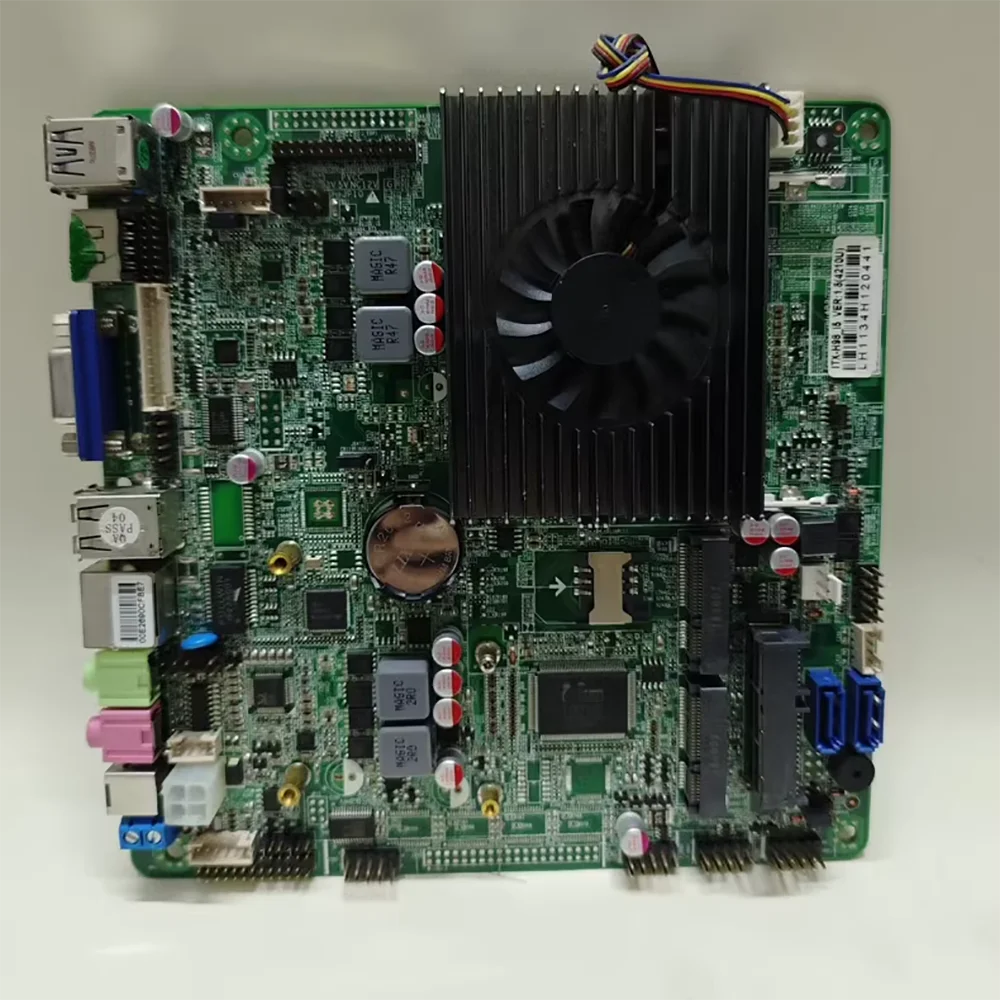 The Industrial motherboard supports i5 processor 4210U ITX-H98
