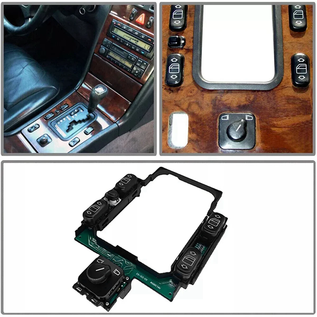 2108200110 Car Power Window & Mirror Switch for Mercedes Benz 1996 1997 E300 E320 1997 E420—L49A