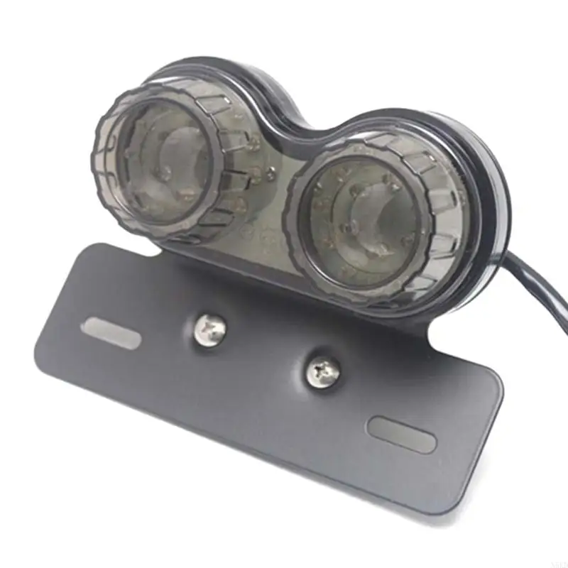 

N5KD 12V LED Motorcycle Rear Tail Stop Light Reflector Universal for Motocross Sport Pit Dirt Bike
