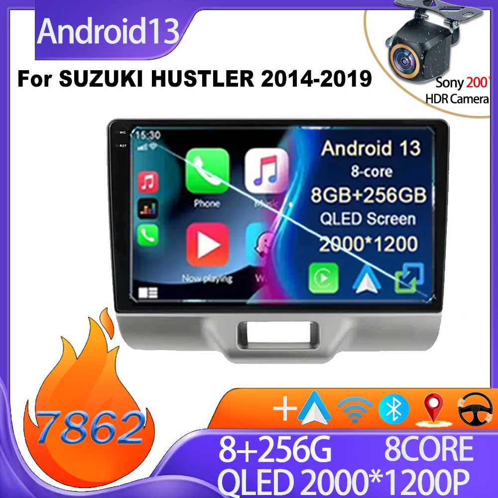 

Android Radio For SUZUKI HUSTLER 2014-2019 Car Multimedia Player GPS Navigation Touch Screen Bluetooth Intelligent System