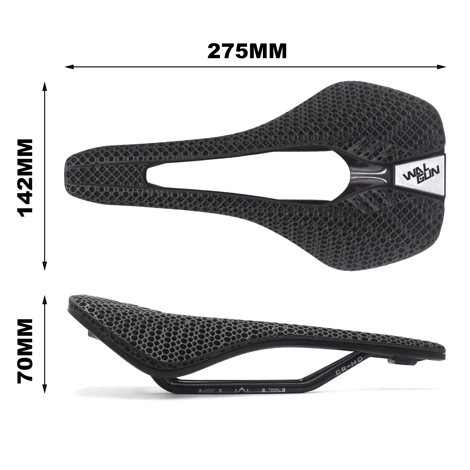 Comfort 3D Printed Bike Saddle Mtb Road Gravel Mountain Bike Seat 3D Gel Bicycle Saddles Men Women Bike Accessories Components