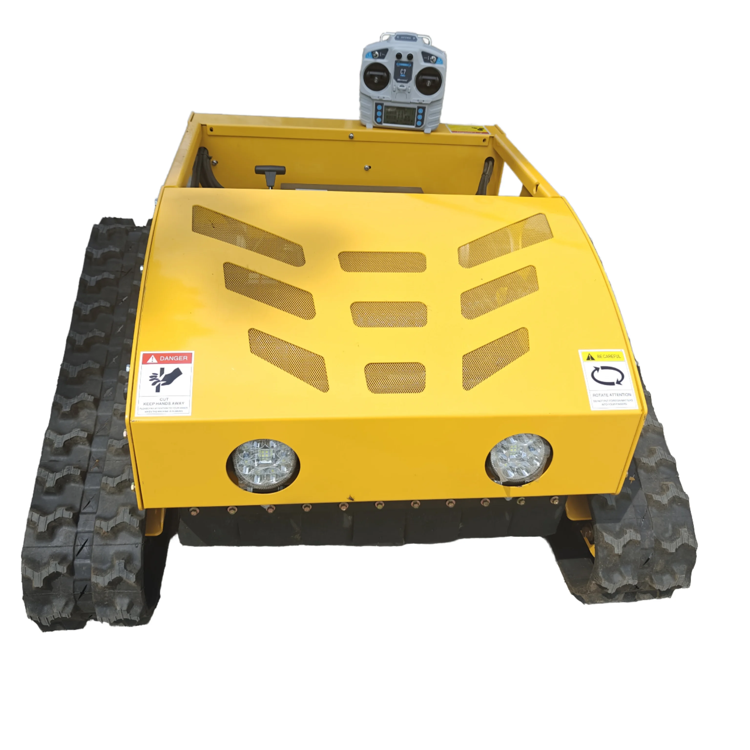 Kosiarka robotyczna do trawy, bezprzewodowa, gąsienicowa, do użytku rolniczego, koszenie trawy, rok 2025.