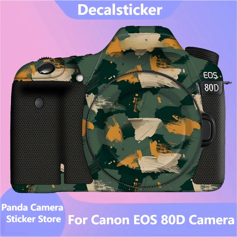 キヤノン-eos-80d-カメラステッカーアンチスクラッチコートラップ保護フィルムボディプロテクターデカールスキン-eos80d