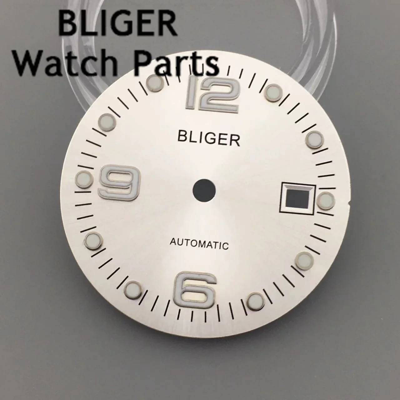 BLIGER 31.5mm Gray Black Blue Silver Sunburst Watch Dial fit ETA2824 2836 Miyota 8215 DG2813Automatic Movement Watch Parts