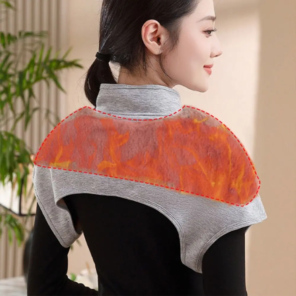 

Universal Collar Shoulder Warmer Pad Comfortable Thermal Warm Shoulder Brace Breathable Thickened Shoulder Wrap Protector Office