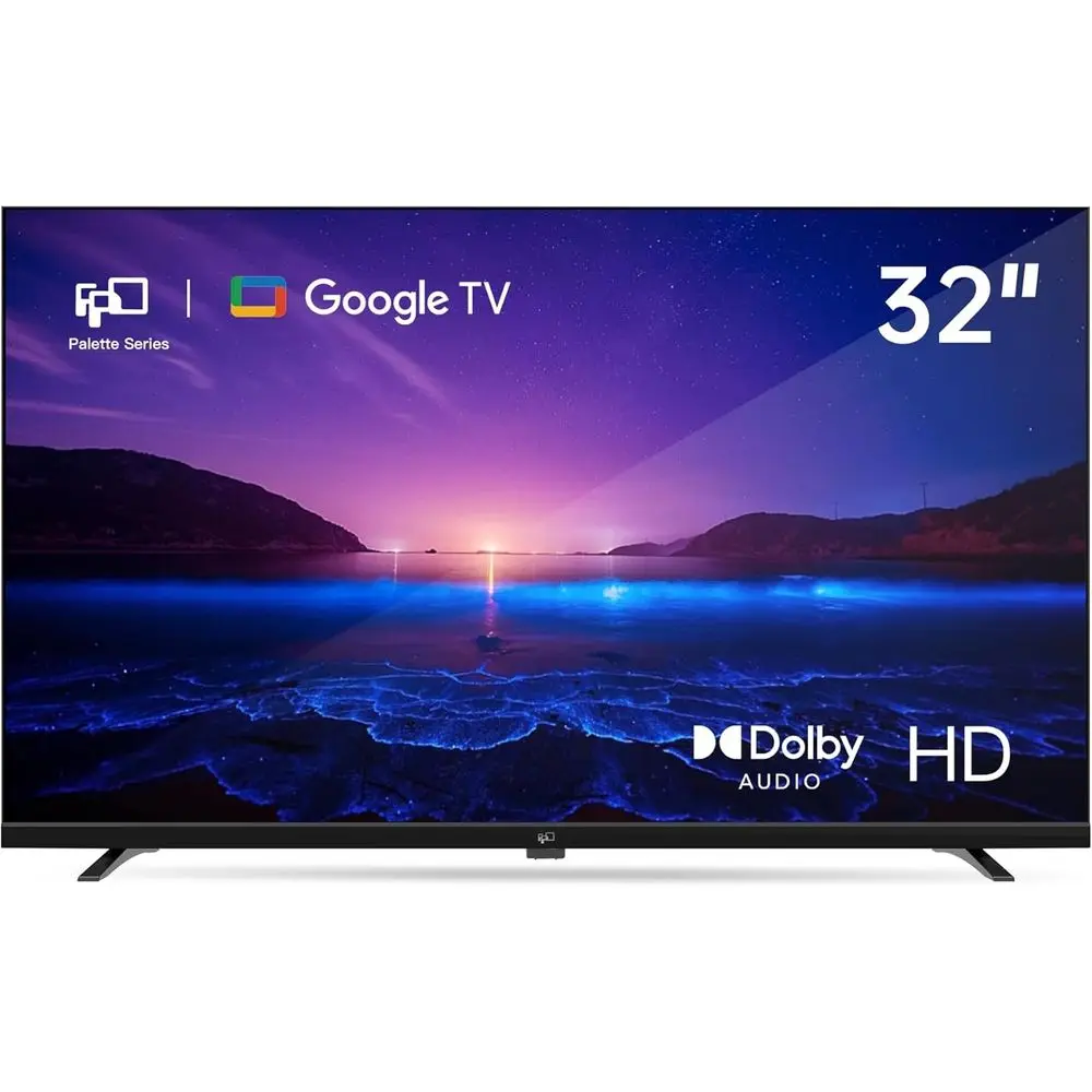 

32-inch Smart TV TV HD 720p with Play and Cast Built-in, HDR 10, Dolby Audio, Voice Remote, Stream Live TV(Palette-Series, CG32-