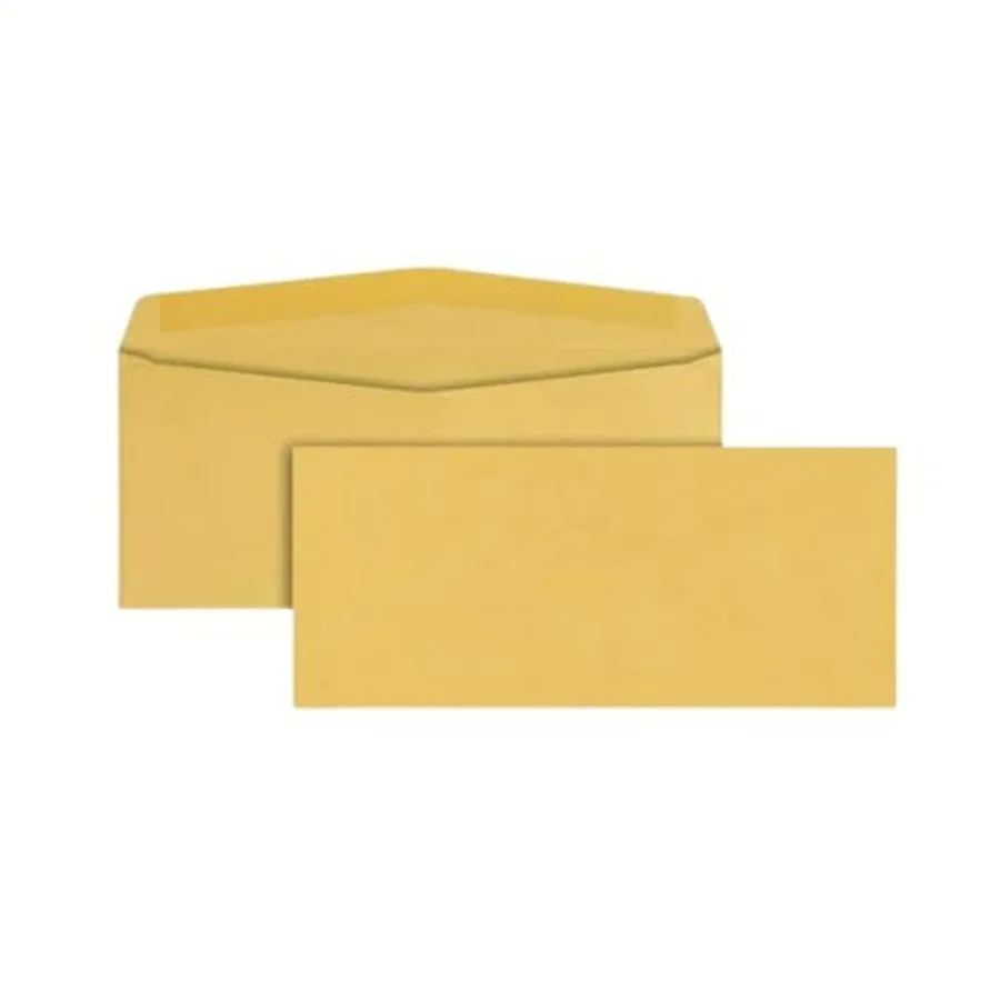 

#14 Brown Kraft Business Envelopes 5" x 11½", Commercial Flap, 28 lb Paper 25 Count