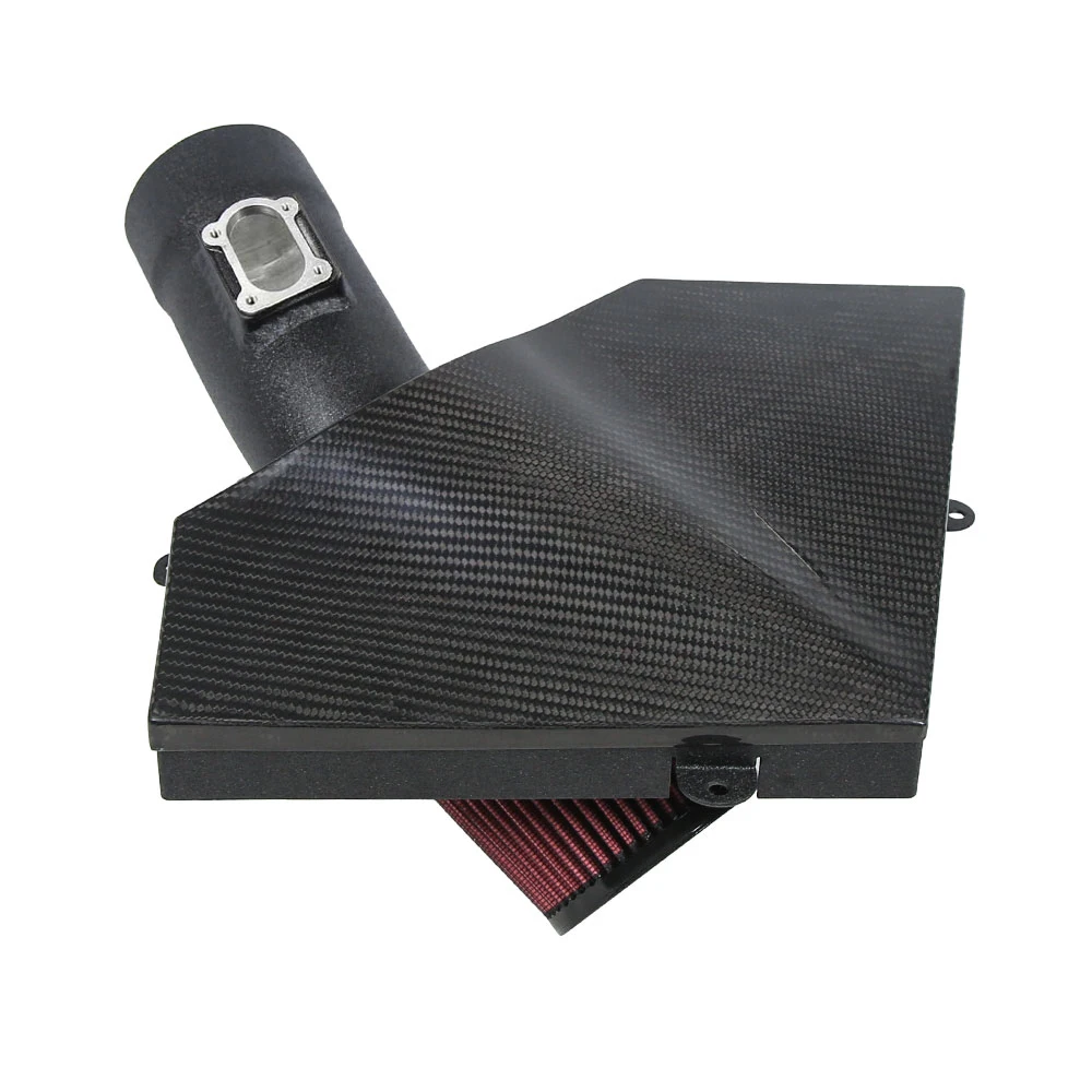 

For MINI Cooper S F55 F56 2015-2019 L4 2.0T B46 B48 With Carbon Fiber Heat Shield Cold Air Intake System Pipe Induction Kit