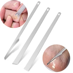 3Pcs Toe Nail Scraper Feet Pedicure Knife Set Ingrown Toenail Dead Skin Remover Files Foot Care Cuticle Pedicure Manicure Tools