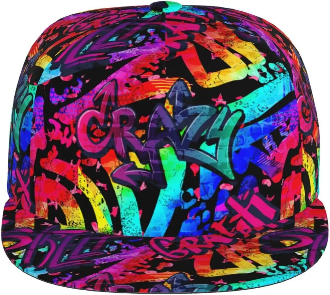 Fashion Hip Hop Style Adjustable Snapback Hat for Men and Women Sun Cap Graffiti Cap Doodle Baseball Cap