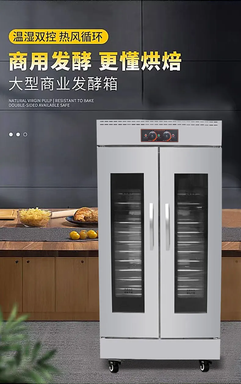 Single Door Double Door Fermentation Box Stainless Steel Baking Pasta Fermentation Cabinet 110-440V