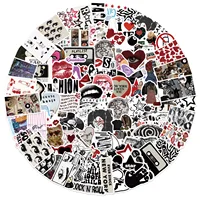 10/50/100/150pcs Downtown Y2K Girls Aesthetics Retro Graffiti Stickers Phone Guitar Laptop Suitcase Waterproof Sticker Kids Toy 4