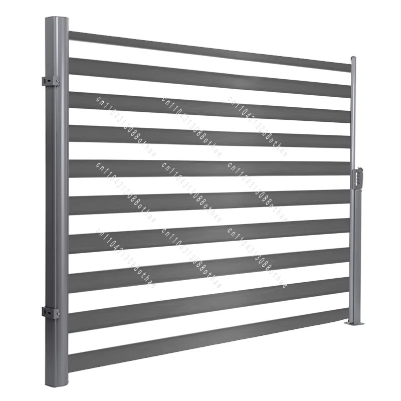 Custom Sun Shade Wind Screen and Privacy Divider, Garden Folding Outdoor Blind Waterproof Retractable Side Awning for Patio
