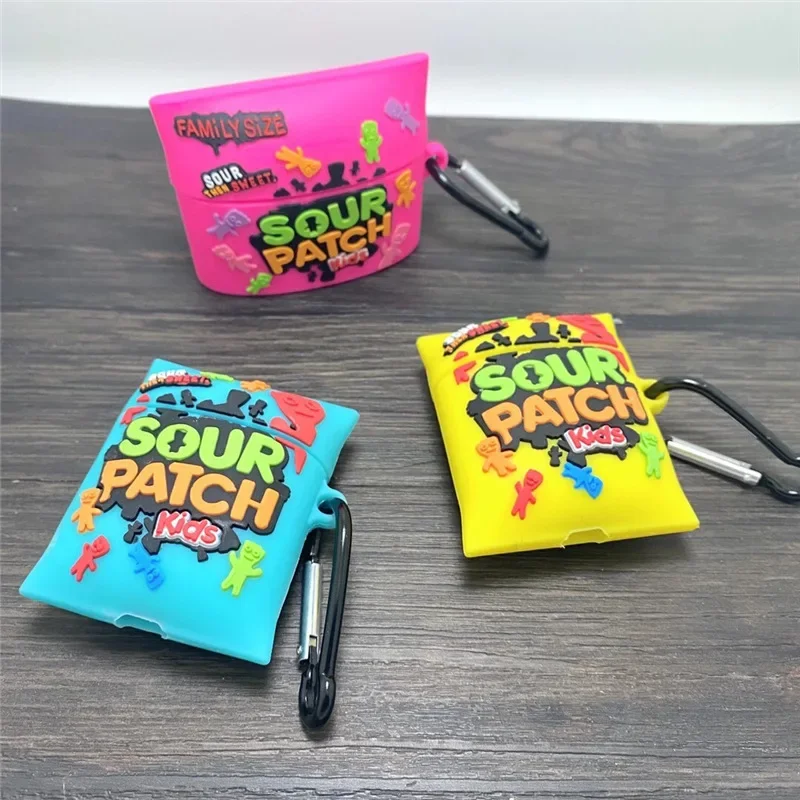 

Sour Patch Soft Candy Food Case For Airpods Pro 2,Protective Earphone Silicone Cover For Airpods Pro Case/Airpods 3 Case Kids