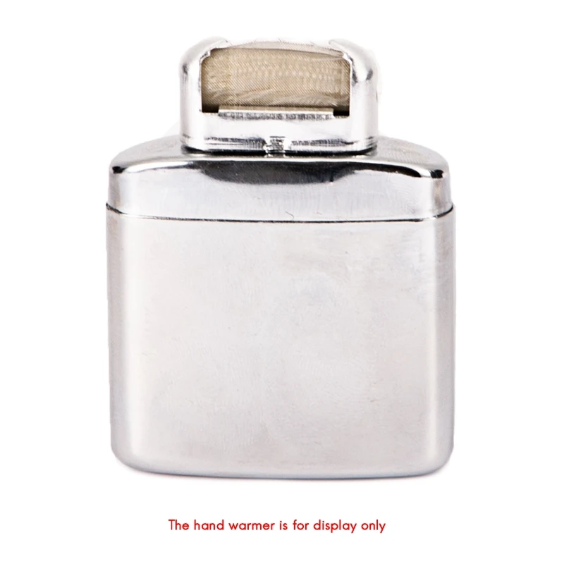 Scaldamani portatile in lega di alluminio, piccolo scaldamani, accessori per scaldamani tascabili