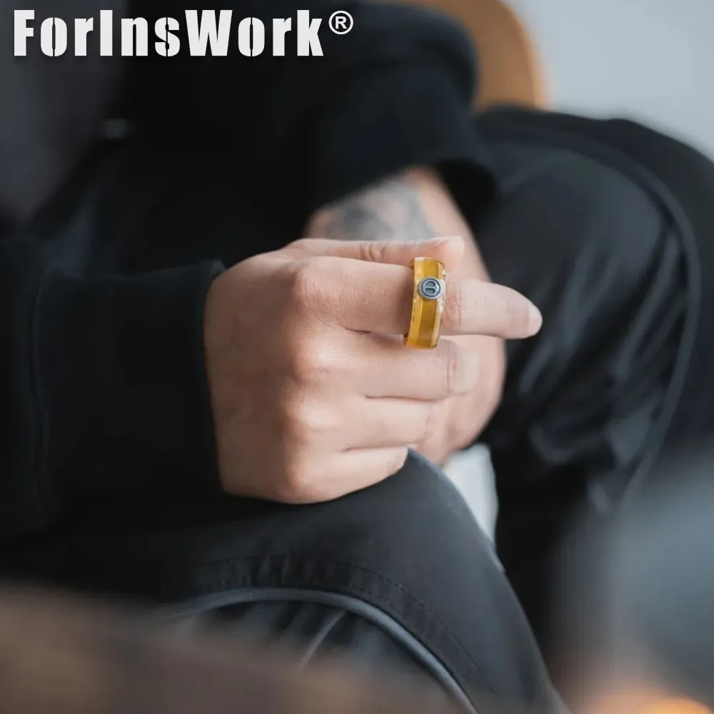 LAUTIE PEl-Amber 17mm /18.5mm/20mm メカニック-I フィジェットリング スパイウォーズシリーズ メタルフィジェットスピナー デスクトイ 限定版