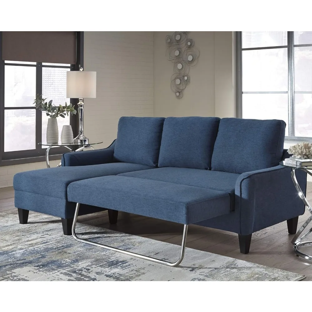 Furniture Living Room Ashley Jarreau Modern Sectional Sleeper Sofa Couch with Chaise Lounge Home Plush Comfort Free Delivery