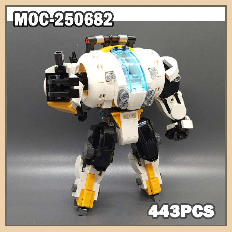 

MOC-250682 Creative Building Blocks Toy Robot Space Exploration Mech Suit Brick Birthday Gift 443PCS Space War Game Role Machine