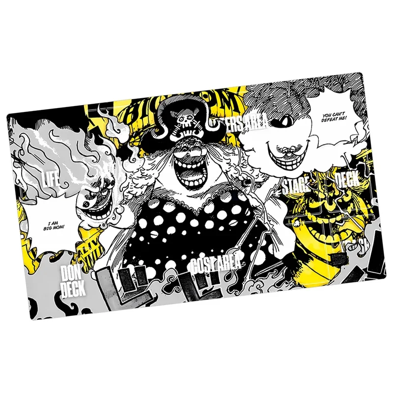 Anime One Piece OPCG Dedicated GAME DIY Card Playmat Battle Against Luffy ACE Law Nami Smoker Perona Collection Toys 60*35*0.2cm