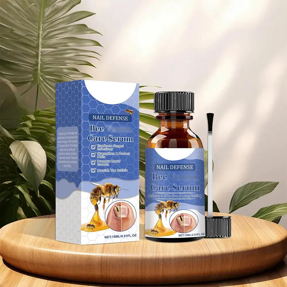 خلاصة العناية بفطر onycosis لسم النحل للأظافر والأظافر السميكة وأصابع القدم ، إصلاح سريع ، علاج ، العناية بالقدم ، 15 فطر