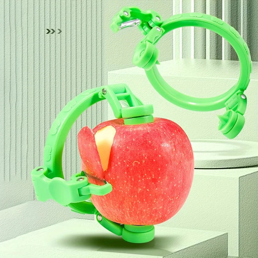 

1 шт., инструменты для фруктов и овощей, ручная вращающаяся овощечистка для яблок, грушей, кухонный гаджет, спирализатор для фруктов, овощечистка, идеи подарков