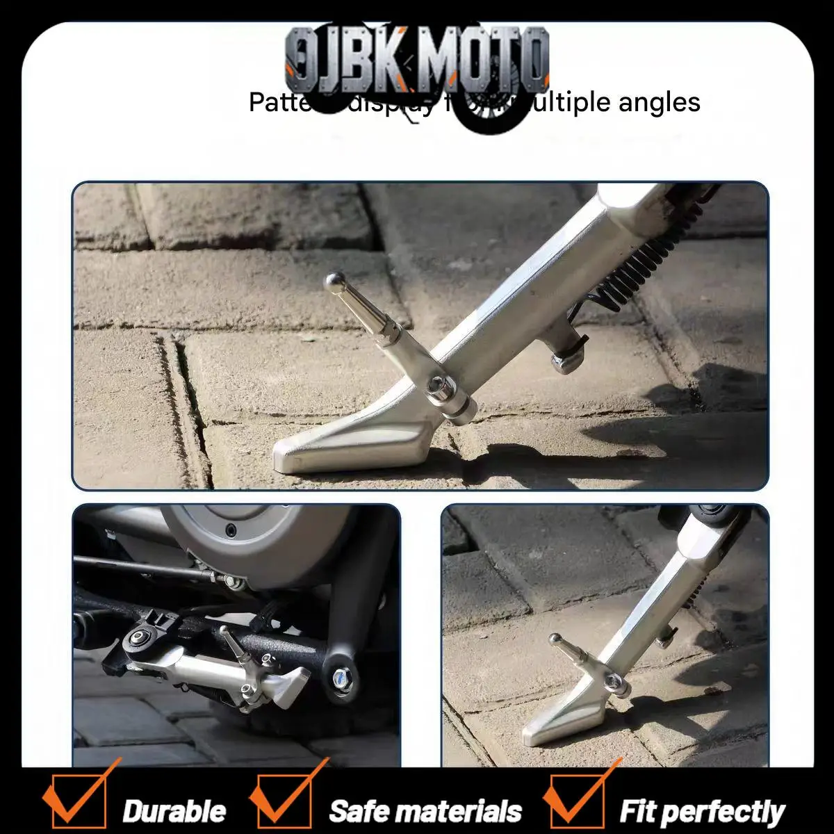 

for Benda Napoleon 450 small kickstand bracket, Napoleon 450 side kick bracket, motorcycle extension accessory, aluminum alloy.