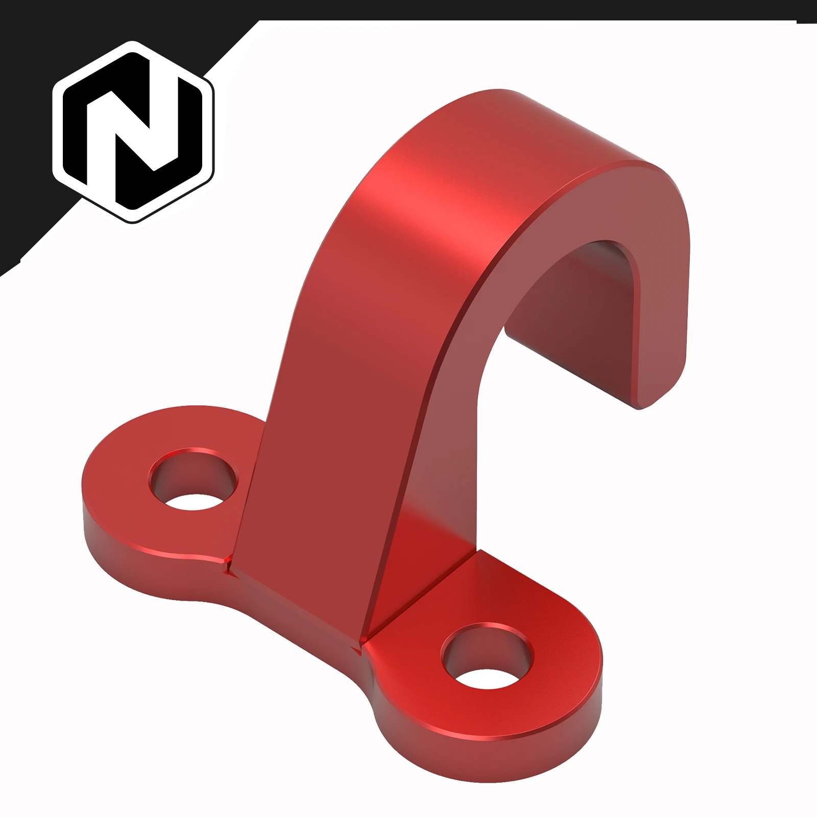 

NICECNC For Honda XR650R 2000-2007 Rear Brake Hose Guide CR125R CR250R CR500R 1987-2001 Motorcycle Aluminum CNC Machined Red