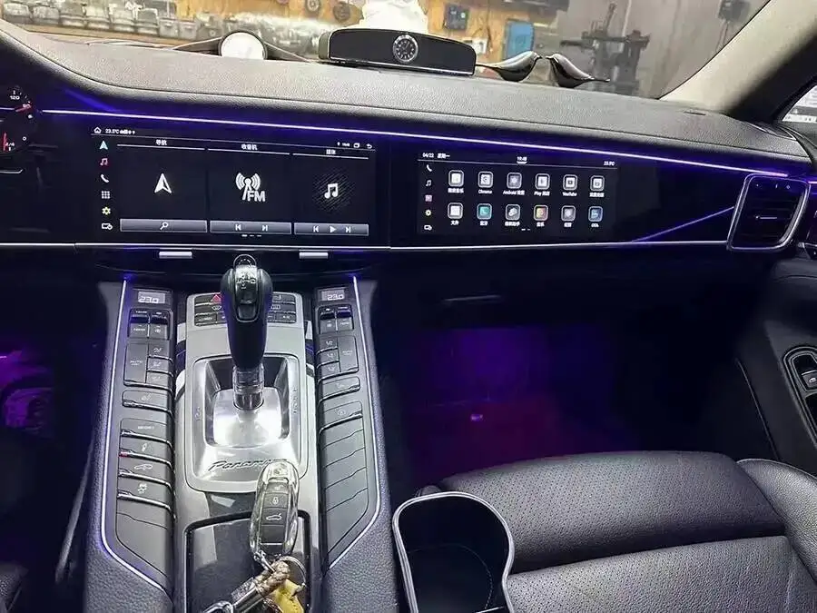 Dual-Screen CarPlay für Porsche Panamera 2010-2017 Intelligentes Navigationssystem GPS Aufgerüstetes Interaktives System – Detail 14