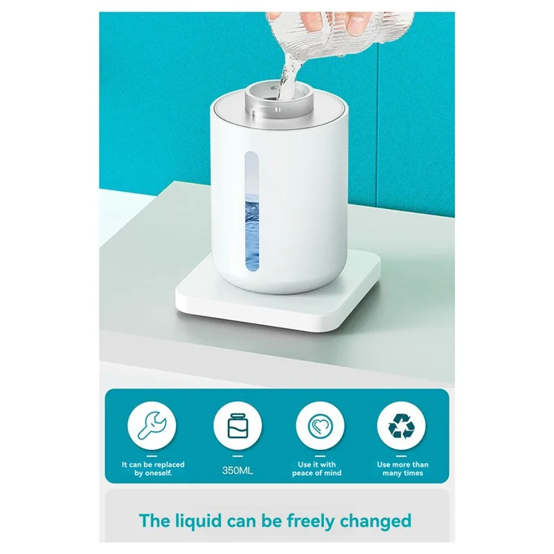 A74G-موزع الصابون التعريفي التلقائي M1 المطهر اليد الحائط التعريفي غسالة اليد موزع الصابون الكهربائي