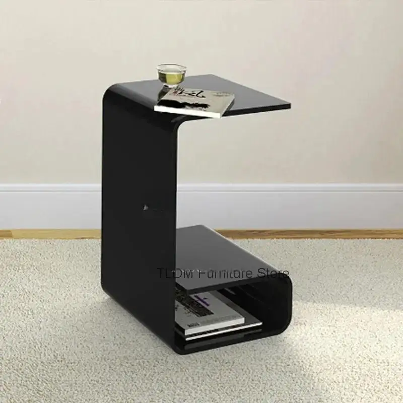 Nordic Acrylic Coffee Table For Living Room Corner Table Furniture Coffee Tables Leisure Home Bedroom Small Desk Table q t