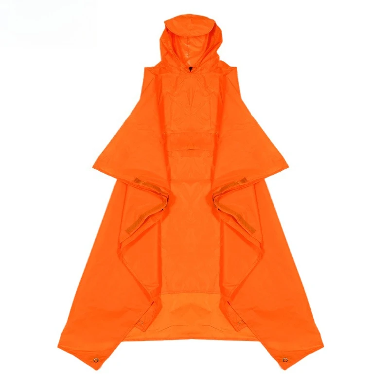 2025 Vendedor quente ao ar livre! Mochila impermeável 3 em 1, poncho de uma peça, unissex à prova d'água essencial para caminhadas e montanhismo