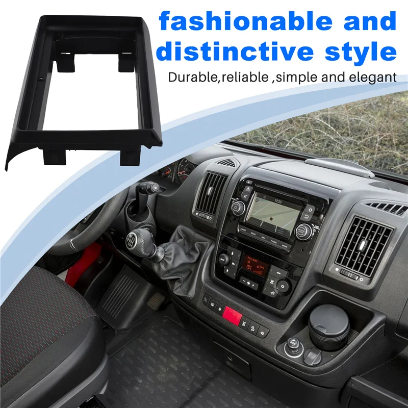 

НОВАЯ 9-дюймовая автомобильная панель радиоприемника для CITROEN Jumper Boxer FIAT Ducato 2011 + комплект приборной панели, адаптер консоли Facia, пластина