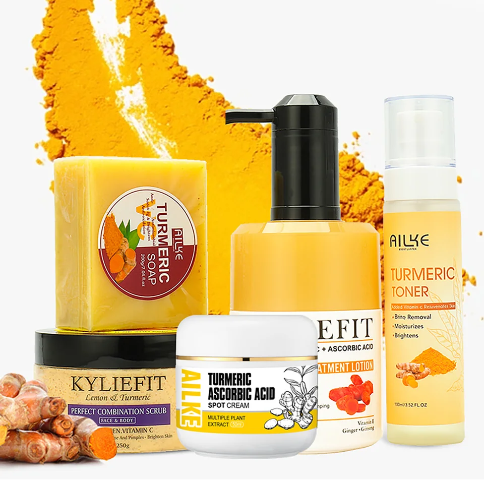 Natural Turmeric Skin Care Range for Brightening