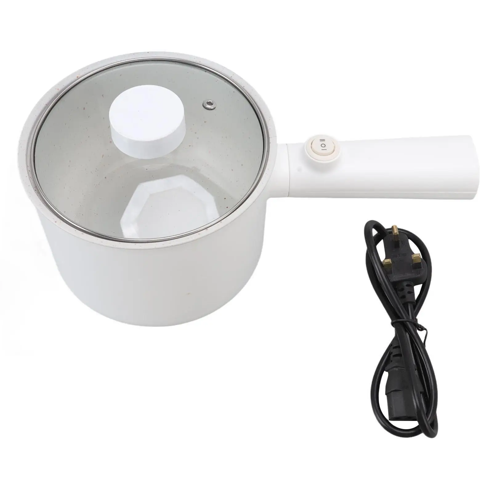 

Portable Electric Hot Pot with Ceramic Glaze Liner 450W 1.8L for frying and for boiling at for home