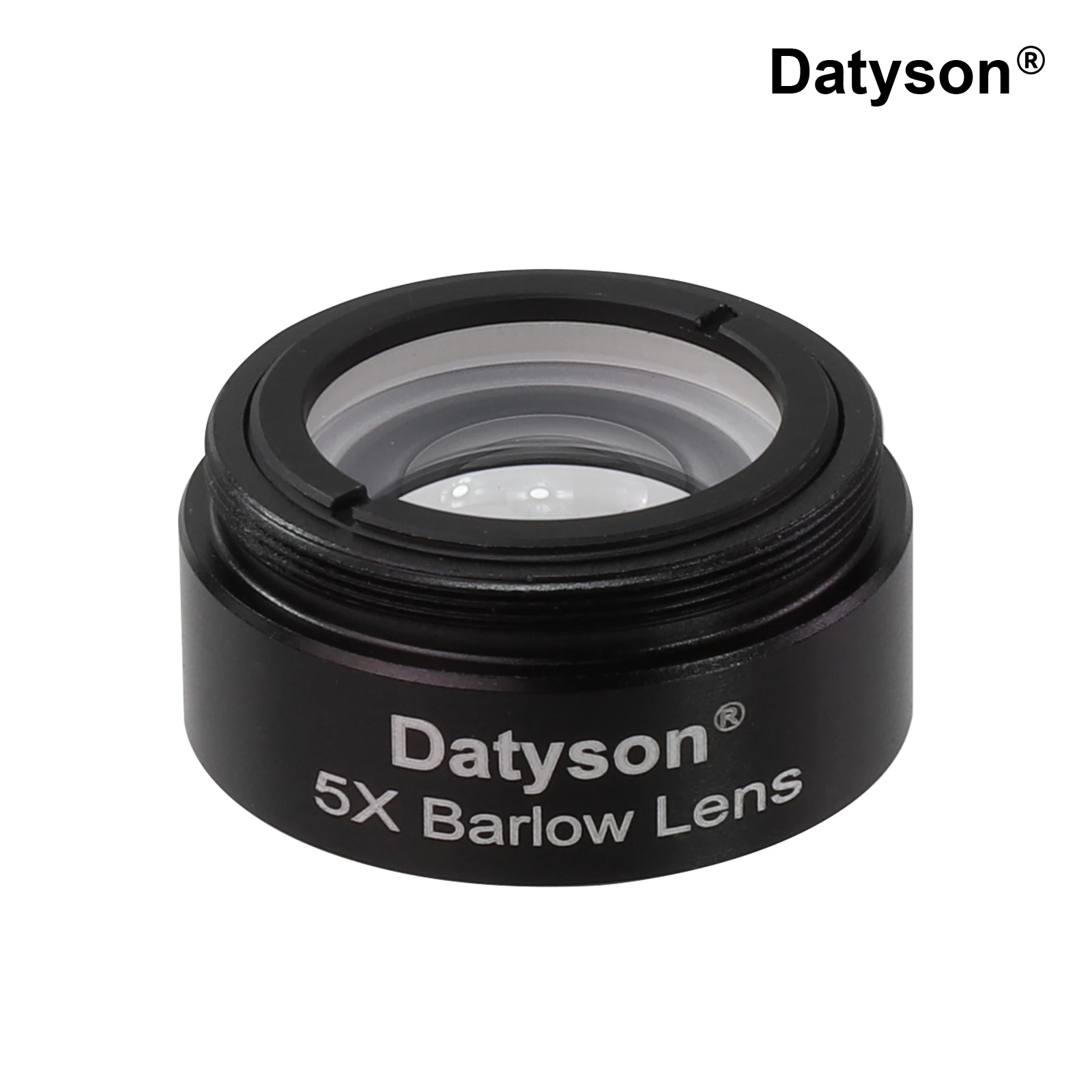 Lente Barlow Datyson 5X para ocular de telescopio de 1,25 pulgadas, aumento de 5X para observación astronómica de estrellas, observación lunar y planetaria