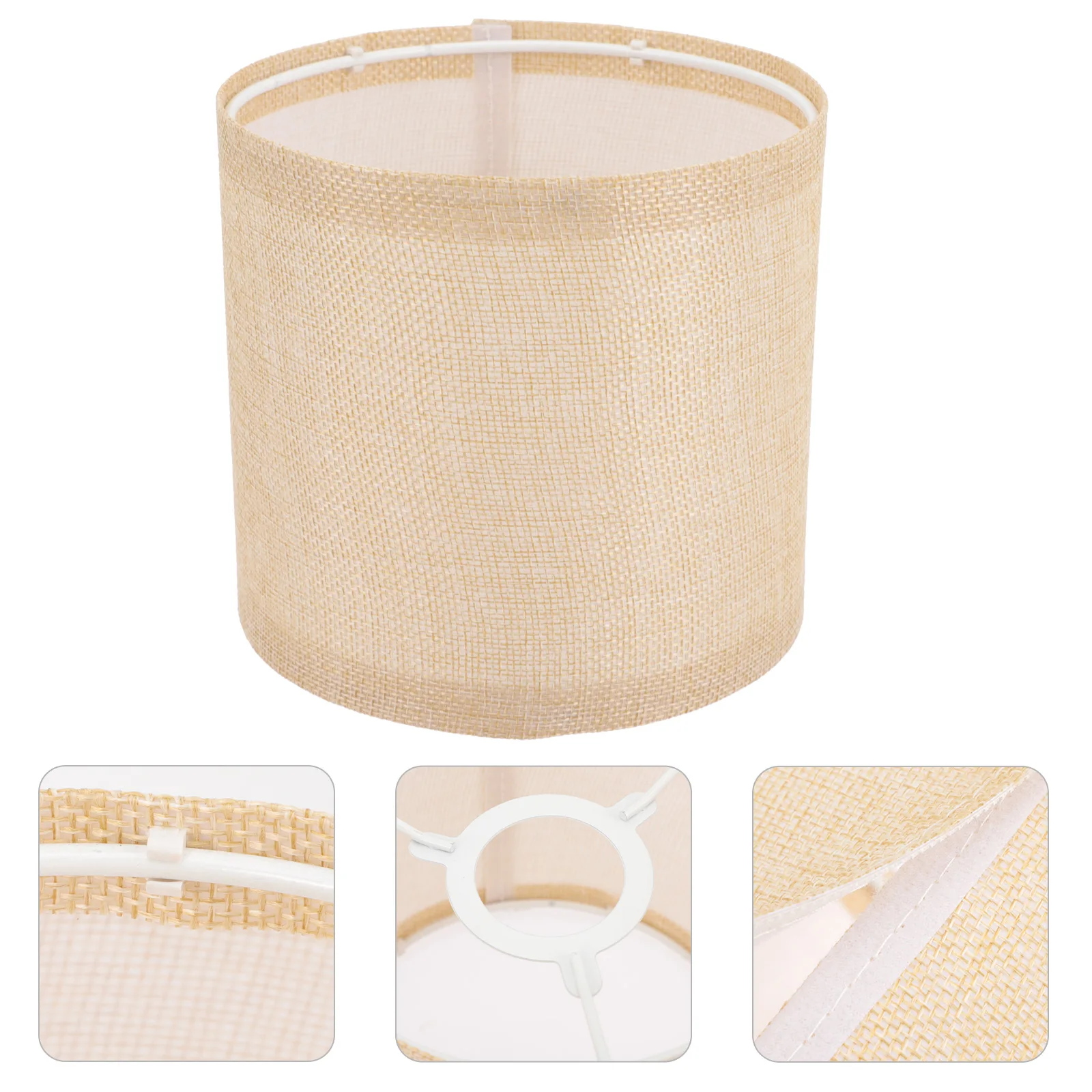 

1pc Decorative Lamp Shade Cloth Floor Table Light Cover Dust Protector Gentle Eye-Friendly Bedroom Replacement Accessory