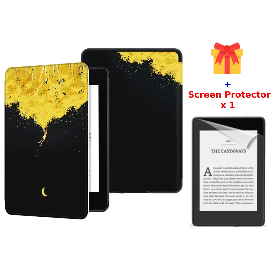 For Kindle Voyage Case 2014 NM460GZ PU Leather Cover Book Case