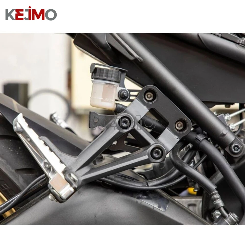 

For Yamaha XSR900 FZ-09 MT09 2014 2015 2016 2017 2018 2019 2020 MT-09 MT 09 Passenger Footrests Relocation Pedal Adjustment FZ09