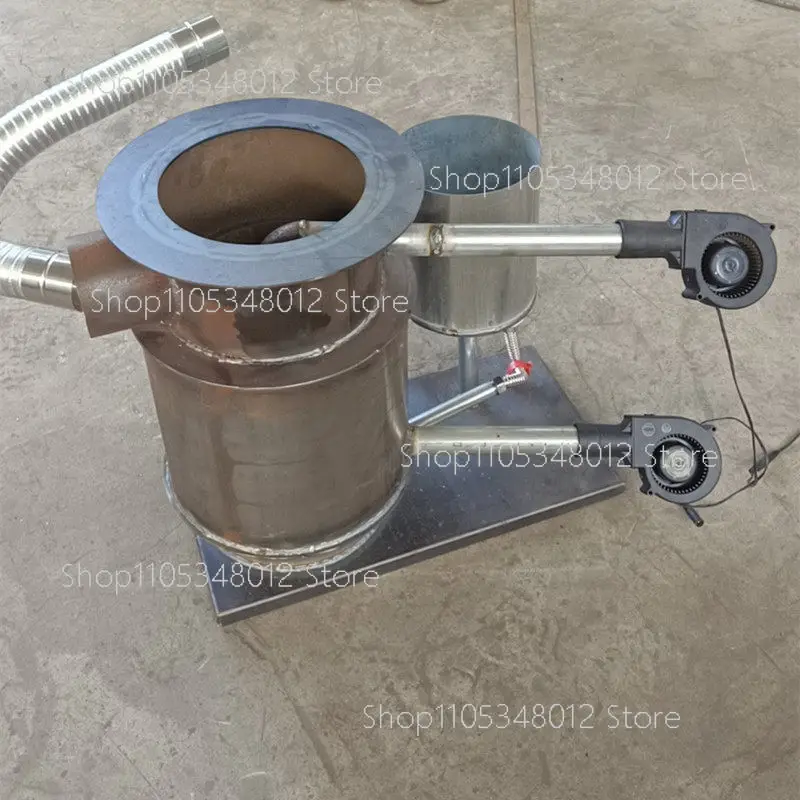 Hot Air Stove Double-layer Warm Air Waste Oil Vaporization Furnace Double-layer Heating and Warming Fast Waste Oilheatingfurnace