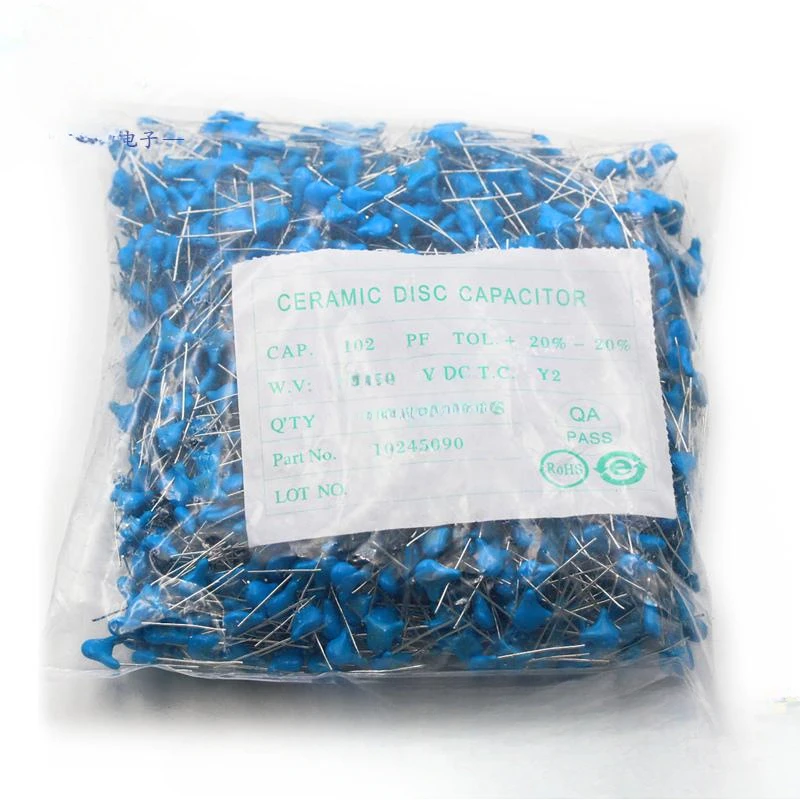 250V102M X1Y2 Safety Capacitor Pin P=7.5MM 1000pcs/bag