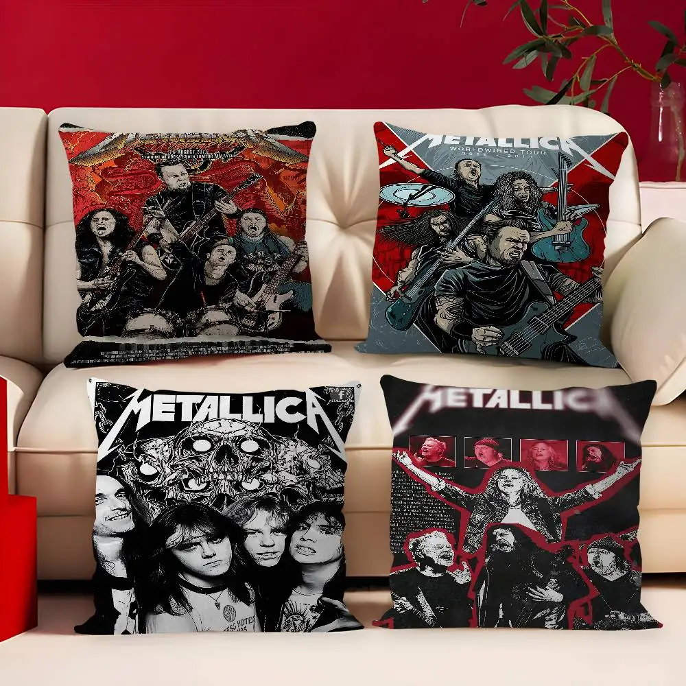 Band M-metallic-c Maple Design Cushion Cover Happy Autumn Harvest Decor Holiday Decorati Pillow Cover