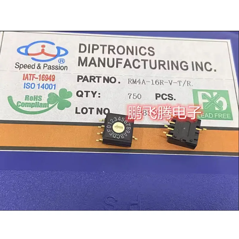 مفتاح دوار غمس من تايوان ، مليون/R-0-F ، 16 موضع ، دبابيس ، 1 +