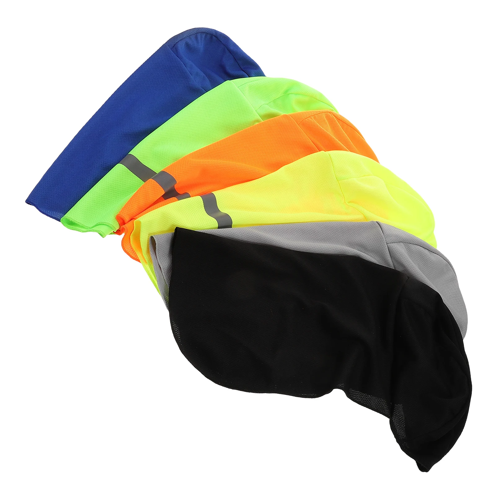 6 قطعة قبعة الستارة الرقبة سيارة شرائط عاكسة الرقبة الظل قبعة الشمس الدراجات التنزه الأشعة فوق البنفسجية الظل طوي النساء الرجال طفل رضيع