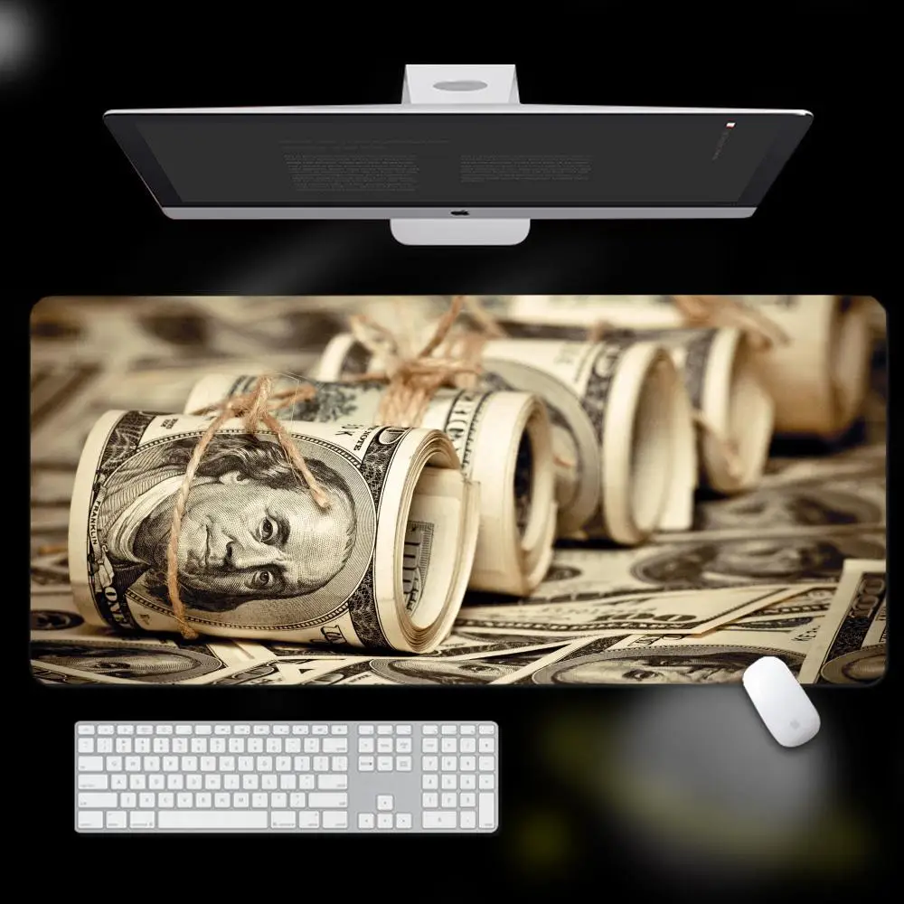 

M-Money 100 Dollars Baby Bear Mouse Pad Mouse XXL Play mat Game Keyboard Mouse pad Desk Accessories Pad Keyboard Mat Desk Pad No