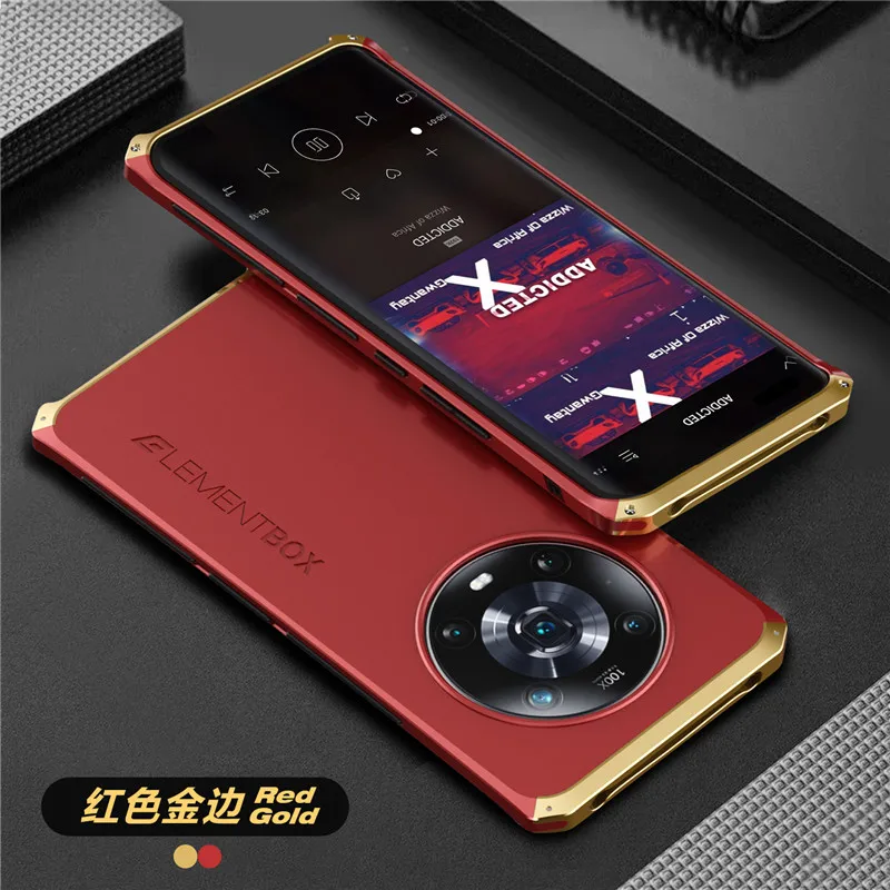 Shockproof Metal Case For Huawei Honor Magic 4 Pro Case Luxury Aluminum Frame Cover For Huawei Honor Magic 4 PC Backplane Fundas