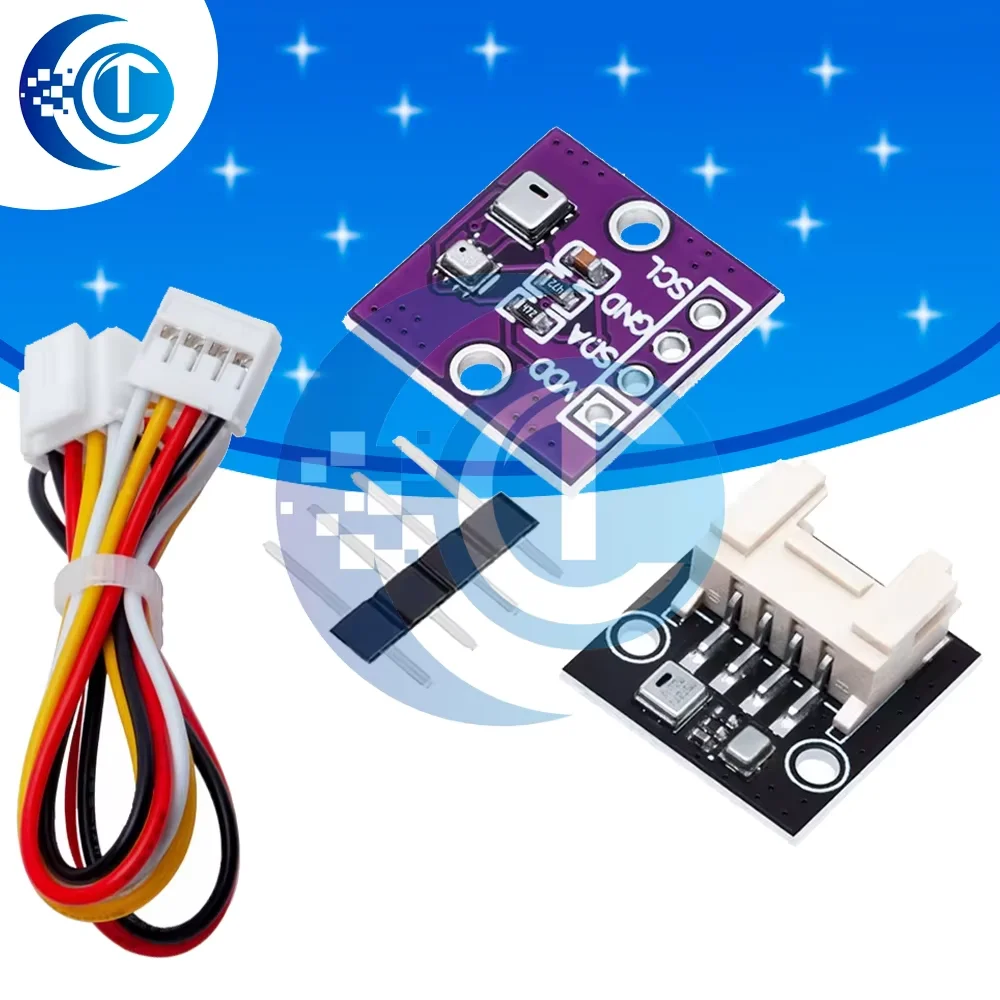 AHT20 BMP280 3-in-1 High-Precision Temperature Humidity Pressure Sensor Module for Arduino Raspberry Pi