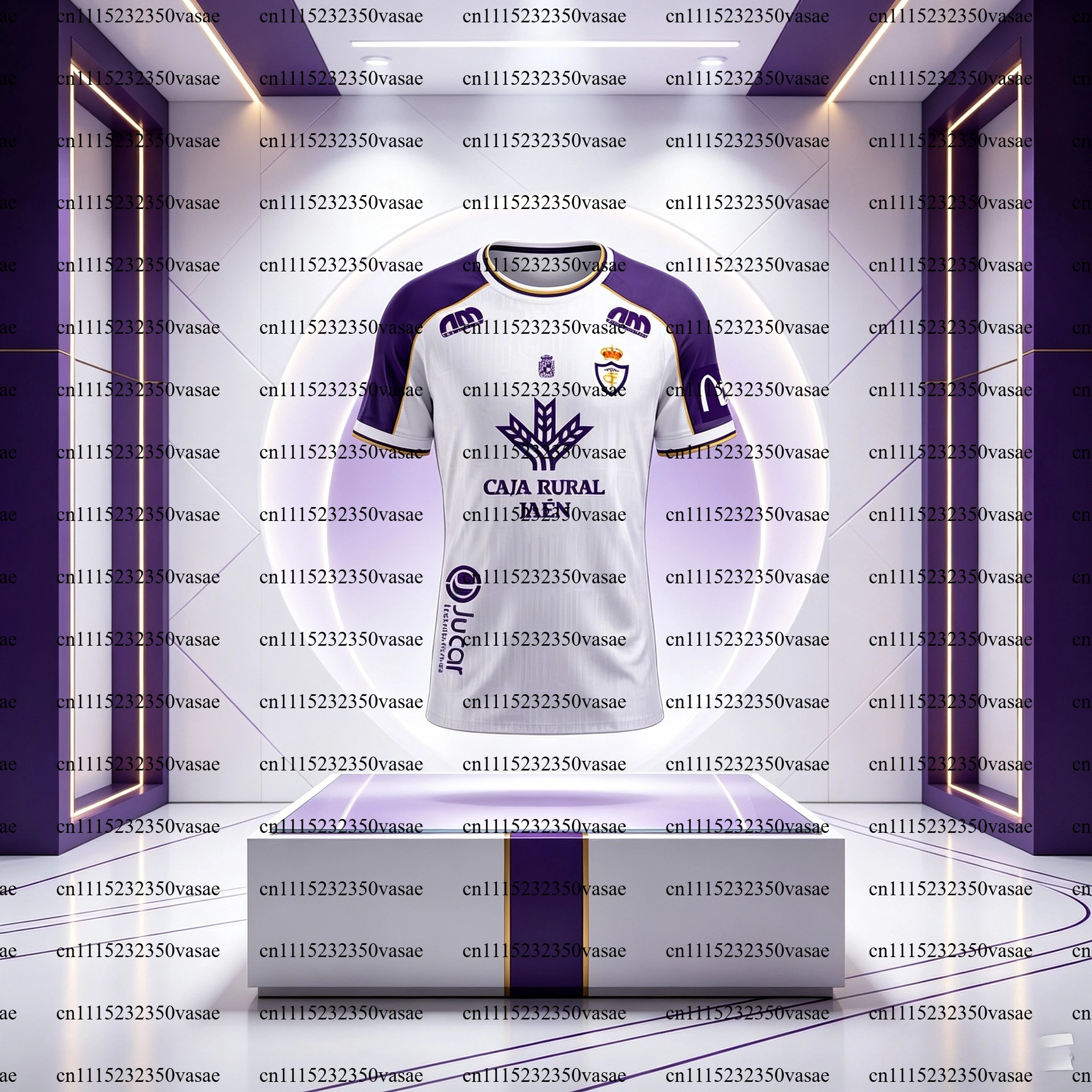 2026 Real Jaén 3D Print Football Jersey Men Women Summer Sports Oversize T-shirt Breathable Quick Drying Streetwear Clothing