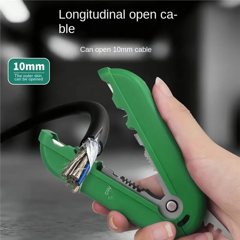 Tang Kabel Listrik ABVC Multifungsi AWG Portabel untuk Kabel Jaringan Rumah Tangga